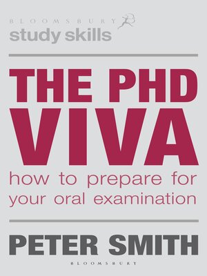 cover image of The PhD Viva